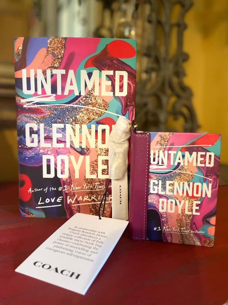 Coach Untamed By Glennon Doyle Book Bag Charm And Euc Untamed Hardcover Book Set